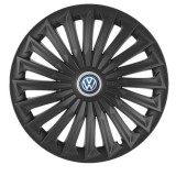 Set 4 capace roti Joy Negru R17 Compatibil Cu Volkswagen