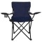 Scaun pliabil camping sau pescuit Sersimo, cu suport pahar, albastru inchis Household NewTrend