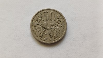 Cehoslovacia -50 Haleru 1921 foto