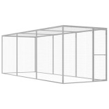 Gossi cusca pentru pisici, 4,5 x 1,5 x 1,5 m, otel galvanizat