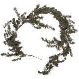 Cumpara ieftin Ghirlanda Craciun brad artificial verde cu leduri 20x7x180 cm