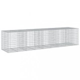 Cumpara ieftin Cos gabion cu capac, 450x100x100 cm, fier galvanizat