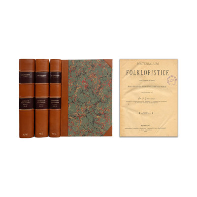 Gr. G. Tocilescu, Materialuri folkloristice, trei volume foto