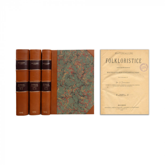 Gr. G. Tocilescu, Materialuri folkloristice, trei volume