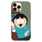 Husa compatibila cu Apple iPhone 15 Plus, Viceversa, model Randy Marsh South Park , Silicon, TPU, Transparent, Carcasa