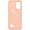 Husa Samsung EF-OA135TPEGWW Card Slot Cover Awesome Peach, TPU mat, pentru Samsung Galaxy A13