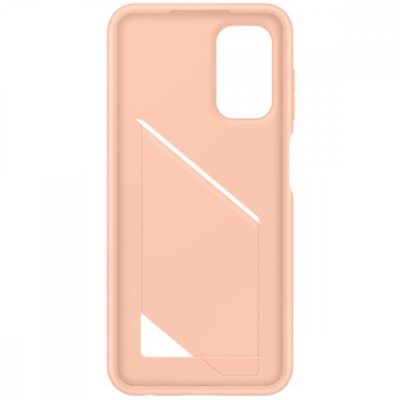Husa Samsung EF-OA135TPEGWW Card Slot Cover Awesome Peach, TPU mat, pentru Samsung Galaxy A13 foto