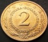 Moneda 2 DINARI / DINARA - RSF YUGOSLAVIA, anul 1973 * cod 1521 = UNC, Europa
