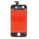 Display LCD Touchscreen cu Rama Apple iPhone 4S, Negru, Original China, Bulk