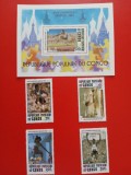 CONGO, SPORT - COLIȚĂ + SERIE COMPLETĂ MNH