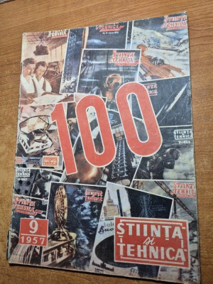 stiinta si tehnica septembrie 1957-tractoare fabricate in romania,cultura dridu foto