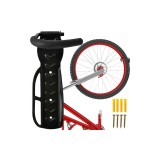 Suport perete pentru bicicletă metalic, 25 kg, cu protecție din cauciuc &ndash; organizare inteligentă a garajului