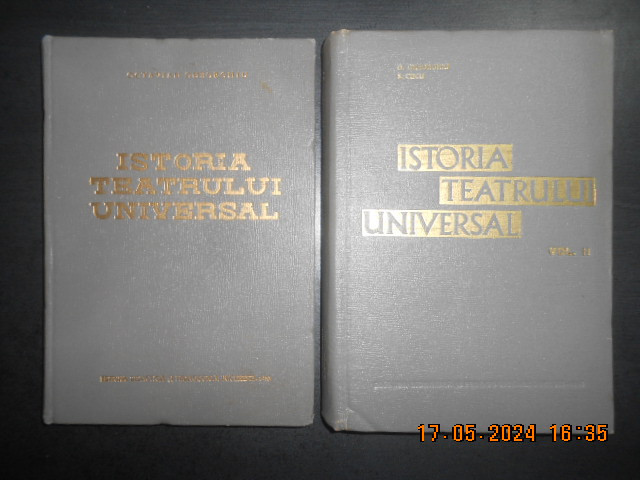 Octavian Gheorghiu - Istoria teatrului universal 2 volume (1963, ed. cartonata)