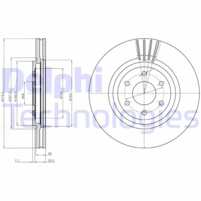 Delphi Disc frana foto