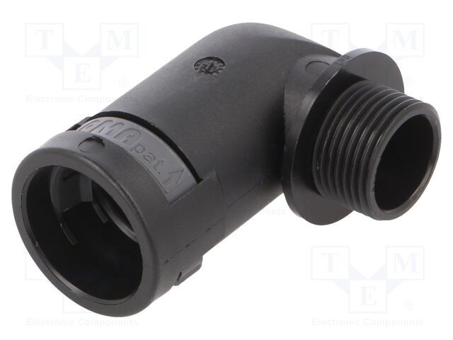 Conectori &icirc;n unghi 90&deg; Filet metric PMA poliamidă 6 exterior
