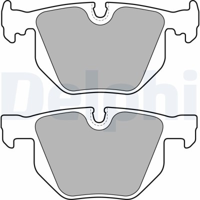 DELPHI LP1834 set placute frana,frana disc foto