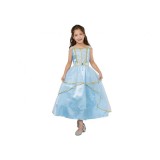 Costum carnaval Printesa Albastra pentru copii, marime 120/130 cm (6 - 8 ani)