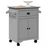 vidaXL Cărucior de bucătărie &bdquo;BODO&rdquo; gri 72x45x80 cm