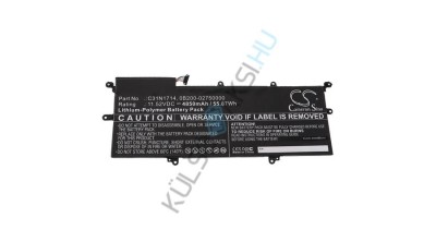 &amp;Icirc;nlocuire baterie pentru notebook VHBW pentru Asus 0B200-02750000, C31N1714 - 4850 mAh 11,52 V Li-polimer foto