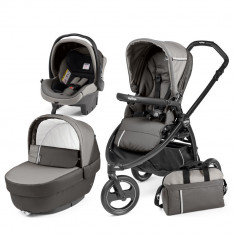 Carucior 3 in 1 Peg Perego Book Scout Matt Black Class Grey foto