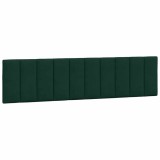 Cumpara ieftin Perna tablie de pat, Hanko, verde, 200 cm, catifea