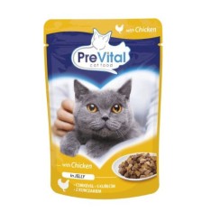 PreVital Cat cu pui in aspic 100 g foto