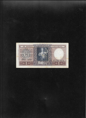 Argentina 1 peso 1952(55) seria1756197 foto