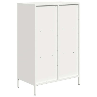 Gossi dulap inalt, alb, 68x39x103,5 cm, otel foto