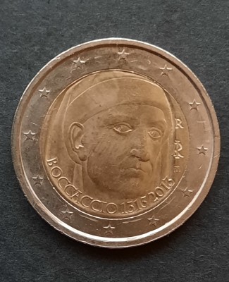 2 Euro &amp;quot;Boccaccio&amp;quot; 2013, Italia - G 3995 foto