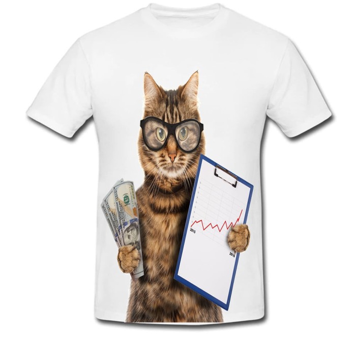 Tricou &quot; Cat work mode &quot;