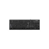 Tastatura USB, 104 taste, concave, black, A4tech