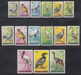 Burundi 1965 - Păsări, 3 Serii + PA, SET COMPLET, 4 POZE, MNH