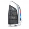 Carcasa cheie Smart Key BMW X1 F48, X5 F15 F85, X6 F16 F86, 2 F45 F46 3 butoane negru