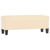 Cumpara ieftin Banca, crem, 100x35x41 cm, textil