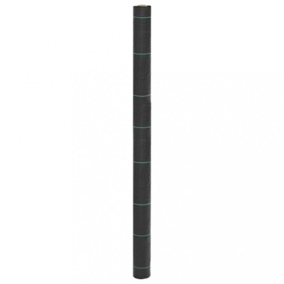 vidaXL Membrană antiburuieni, negru, 1,5x10 m, PP foto