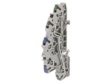 Conector &Icirc;mbinare Șine 2,5mm&sup2; 3 Piste 5 Borne Gri 5,2mm, Wago