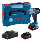 Bosch GDS 18V-450 PC Surubelnita cu impact cu acumulator 800 Nm + 2xacumulator ProCORE18V 4.0Ah + incarcator GAL 18V-40 + L-BOXX ProAdvanced PowerfulT