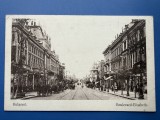 Carte Postala Romania Bucuresti - Bulevardul Elisabeta - ocupatie germana primul razboi mondial