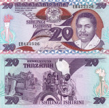 TANZANIA 20 shilingi ND 1987 UNC!!!