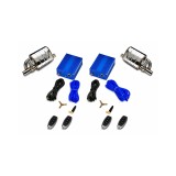 Set tobe sport evacuare auto Cut-Off Valve 76 mm din inox, stanga + dreapta, cu telecomanda si reglaj sunet