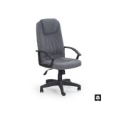 Scaun birou HM Rino, Ergonomic, Stofa, Inaltime reglabila, Mecanism balansare, 100 kg, 122x61x40 cm, Gri