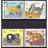 SOMALIA 1997 FAUNA ANIMALE DOMESTICE PISICI
