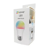 Bec LED RGB inteligent EZVIZ Wi-Fi E27 806 lmn 2700~6500K ajustabila CS-HAL-LB1-LCAW SafetyGuard Surveillance, Rovision