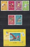 Romania 1988, LP 1203, 1204 - J.O. de vara Seul, Serie + Colita NDT, MNH