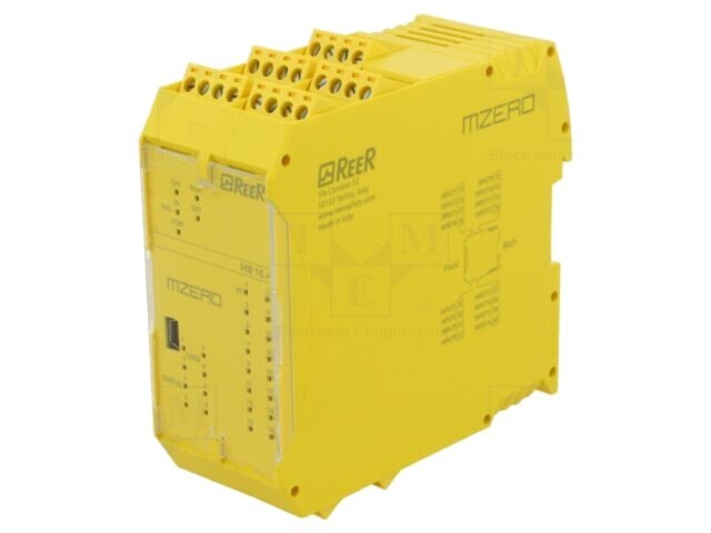 Controler programabil de siguranţă REER 24VDC, 16 IN, 12 OUT