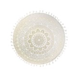 Perna decorativa, 40 cm, Bej, Poliester/Bumbac, ATU-0803273, Oem