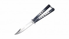 Cutit Briceag fluture Balisong Butterfly 22 cm silver foto