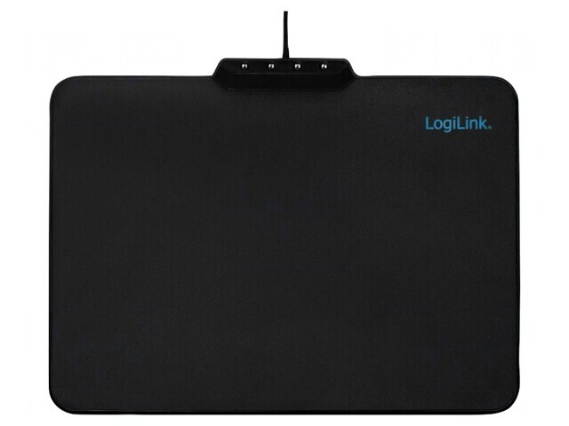 Mouse pad negru cu LED 360x260mm
