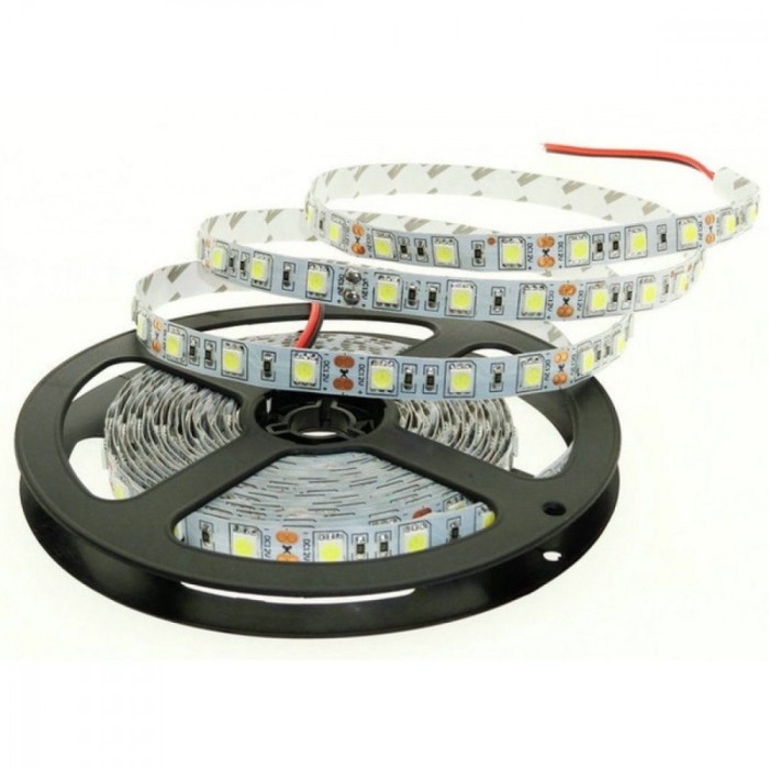 BANDA LED 12V 14.4W/M 60LED/M IP20 R5050 6400K 5ML