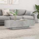 VidaXL Măsuță de cafea, gri beton, 100x49,5x31 cm, lemn prelucrat